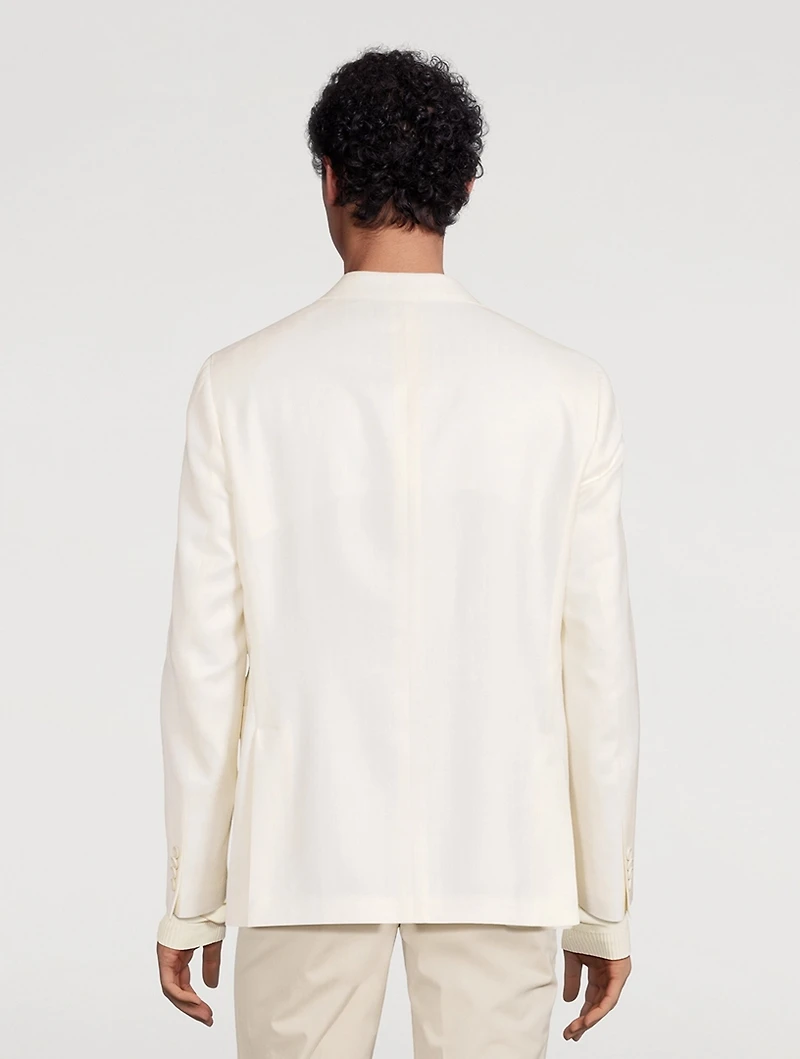 Marco Wool Silk And Linen Jacket