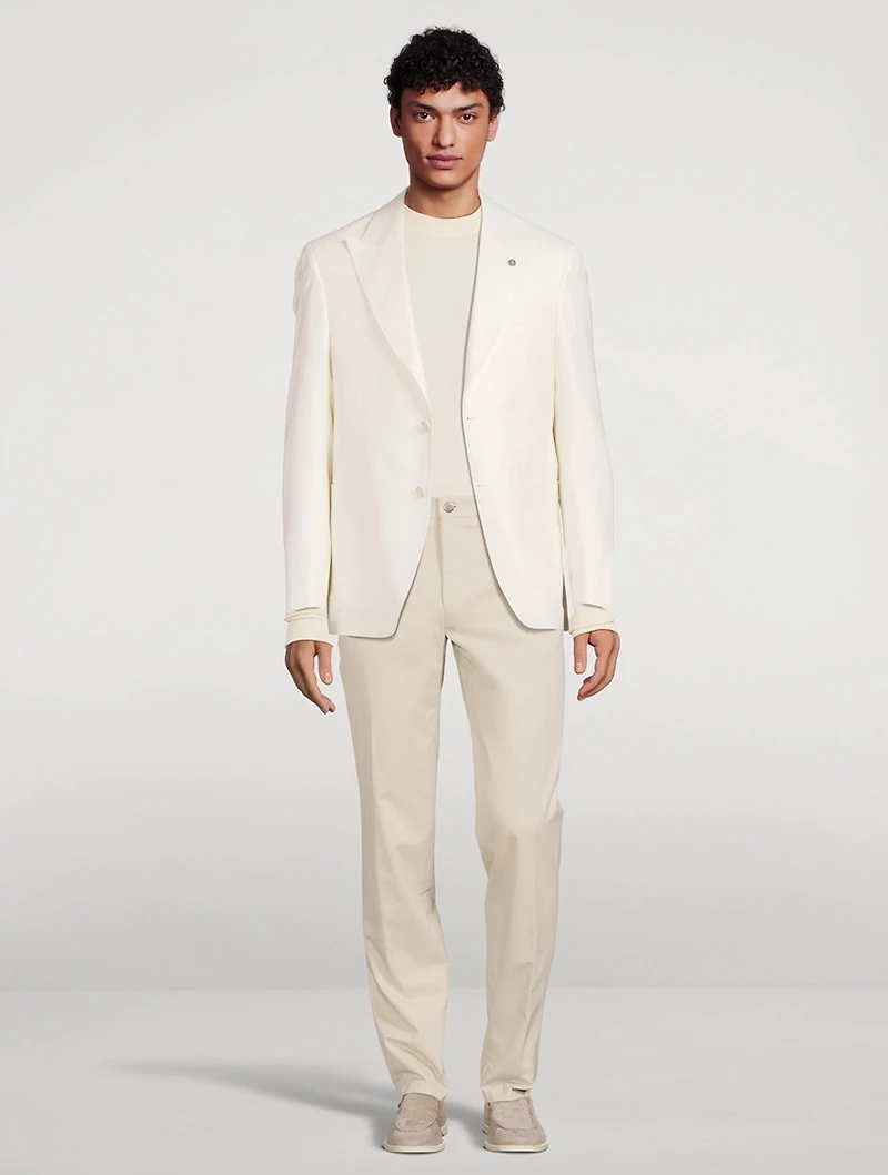 Marco Wool Silk And Linen Jacket