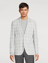 Hampton Wool Linen And Silk Stretch Jacket