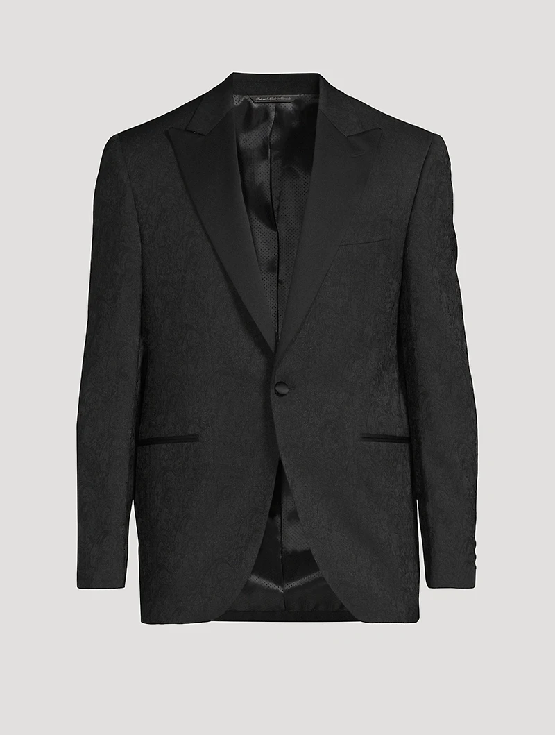 Elwood Wool-Blend Tuxedo Jacket