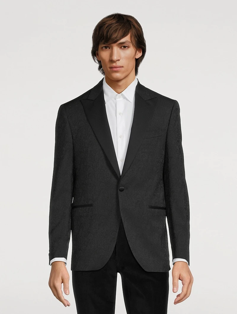 Elwood Wool-Blend Tuxedo Jacket