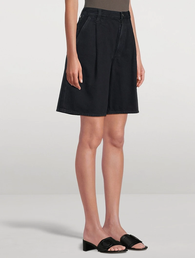 Ellis Wide-Leg Trouser Shorts