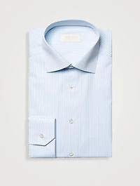 Slim Fit Bengal Striped Elevated Poplin Shirt