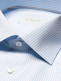Slim Fit Bengal Striped Elevated Poplin Shirt