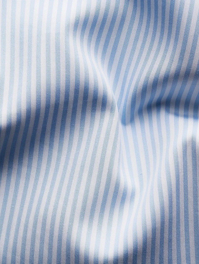Slim Fit Bengal Striped Elevated Poplin Shirt