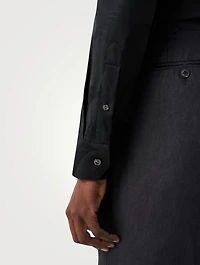 Slim Fit Floral Jacquard Evening Shirt