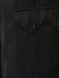 Wide-Leg Cargo Trousers