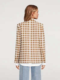 90s Cotton-Blend Blazer