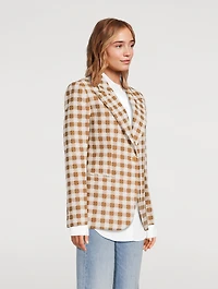 90s Cotton-Blend Blazer
