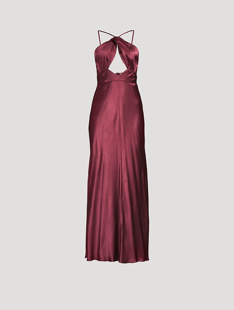 Elia Halter Long Dress