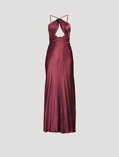 Elia Halter Long Dress