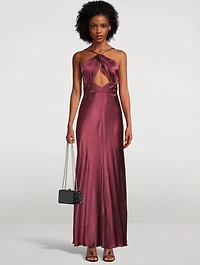 Elia Halter Long Dress