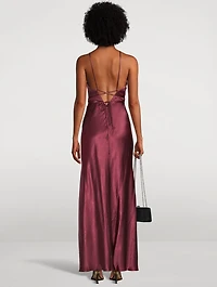 Elia Halter Long Dress
