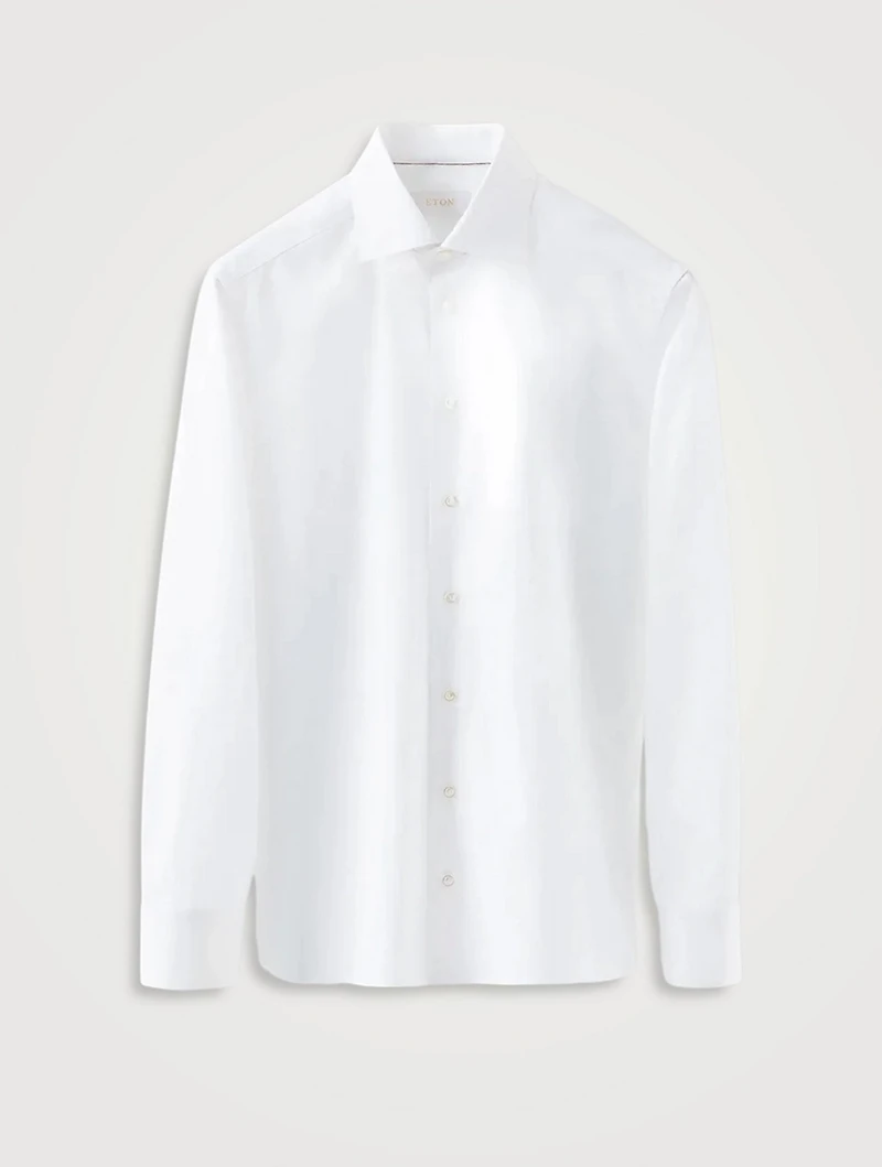 Slim Fit Elevated Twill Shirt