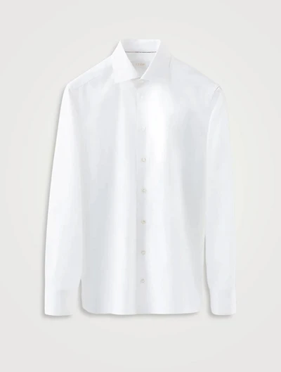 Slim Fit Elevated Twill Shirt