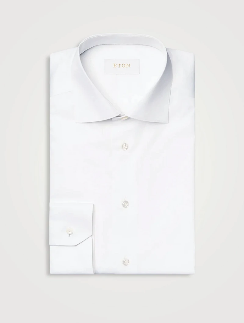 Slim Fit Elevated Twill Shirt