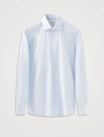 Slim Fit Elevated Twill Shirt