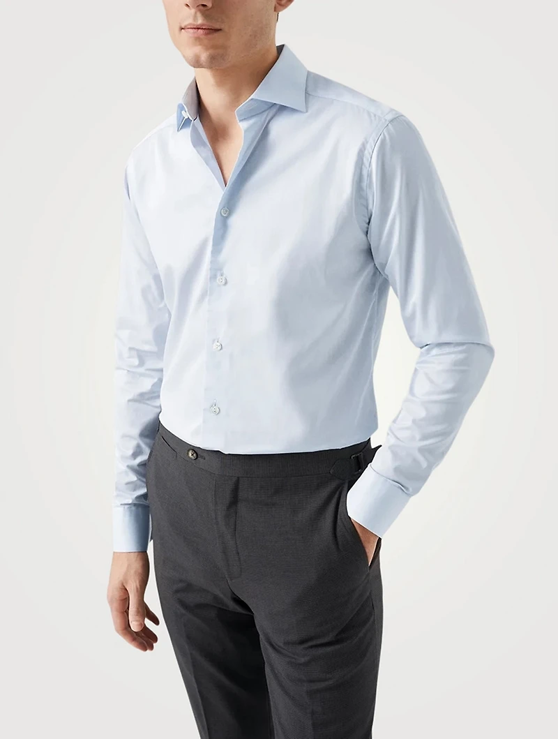 Slim Fit Elevated Twill Shirt