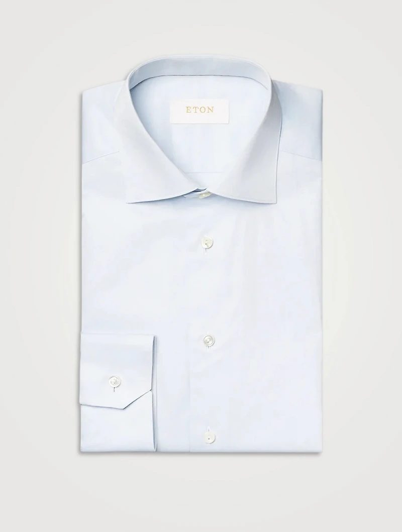 Slim Fit Elevated Twill Shirt