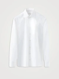 Contemporary Fit Twill Elevated Shirt