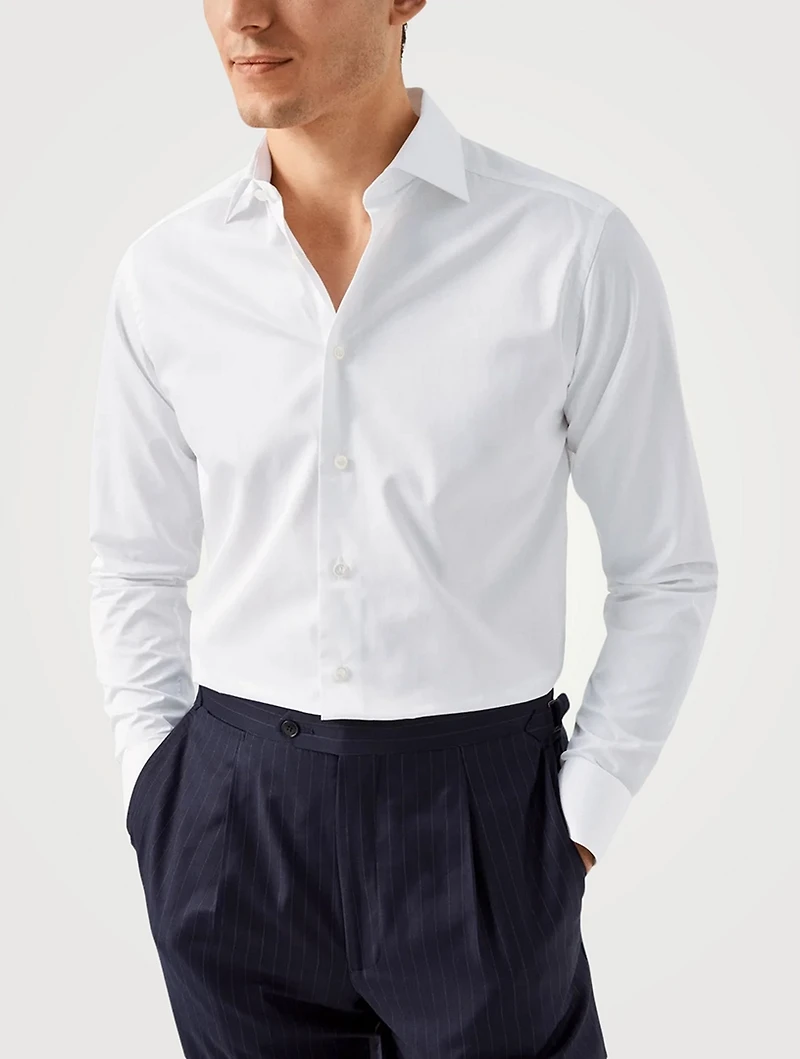 Contemporary Fit Twill Elevated Shirt