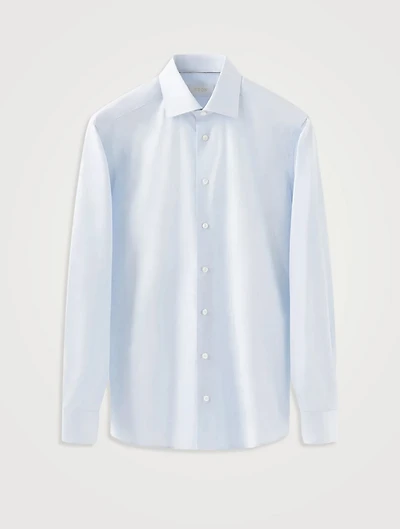 Contemporary Fit Elevated Twill Shirt