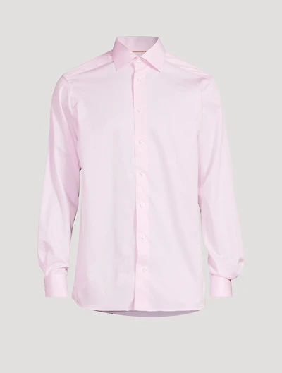 Contemporary Fit Solid Elevated Twill Shirt