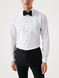 Contemporary Fit Pleated Bib Formal Shirt