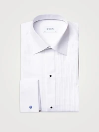 Contemporary Fit Pleated Bib Formal Shirt
