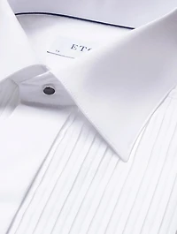 Contemporary Fit Pleated Bib Formal Shirt