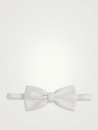 White Piqué Bow Tie