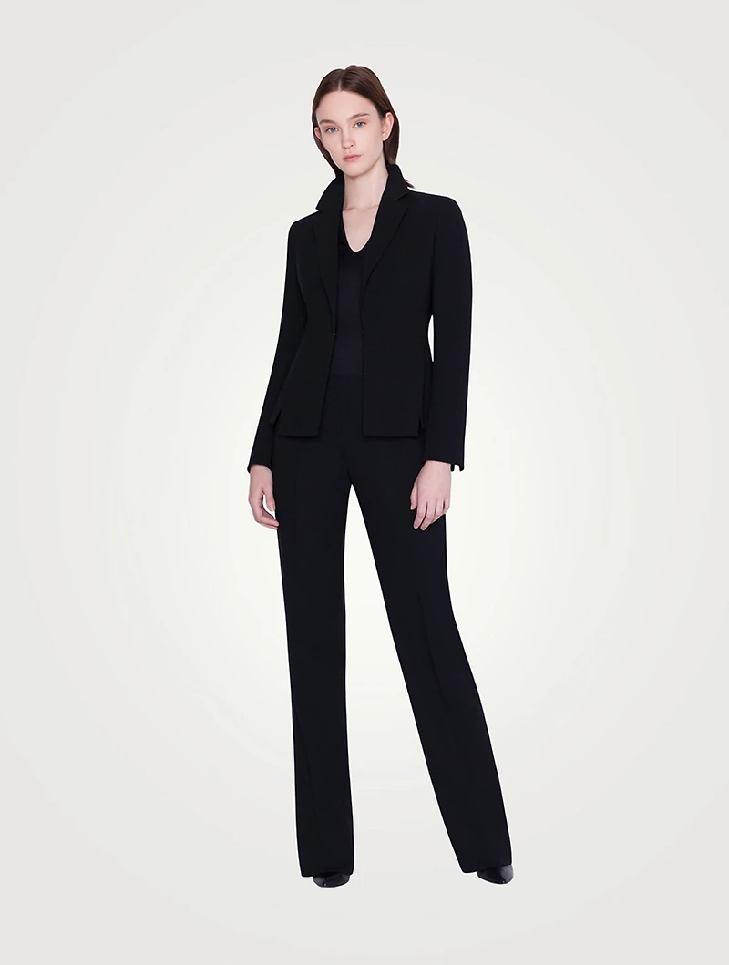 Ocelia Wool Double-Face Blazer