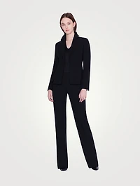 Ocelia Wool Double-Face Blazer