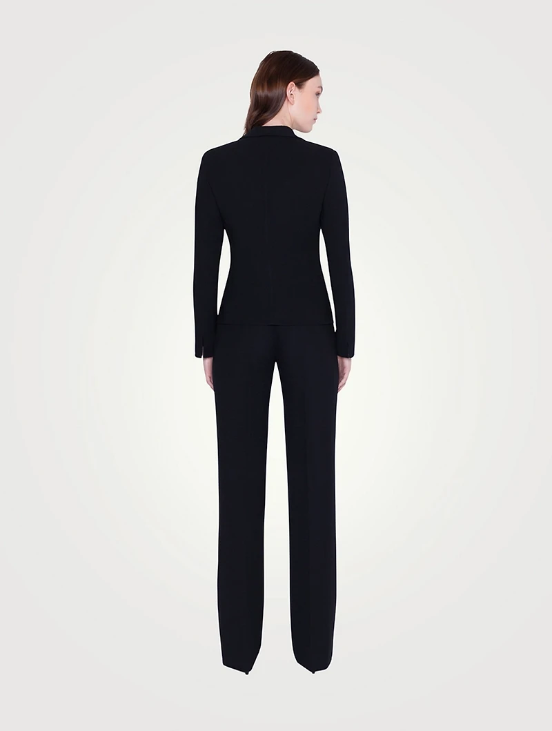 Ocelia Wool Double-Face Blazer