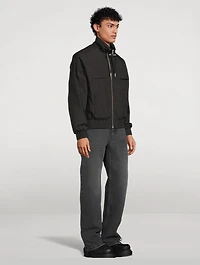 Nylon Windbreaker Jacket