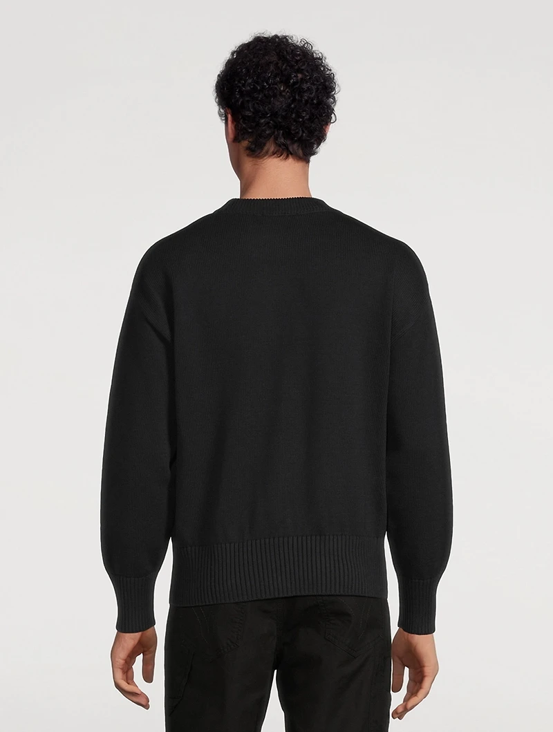 Ami De Coeur Cotton And Wool Sweater