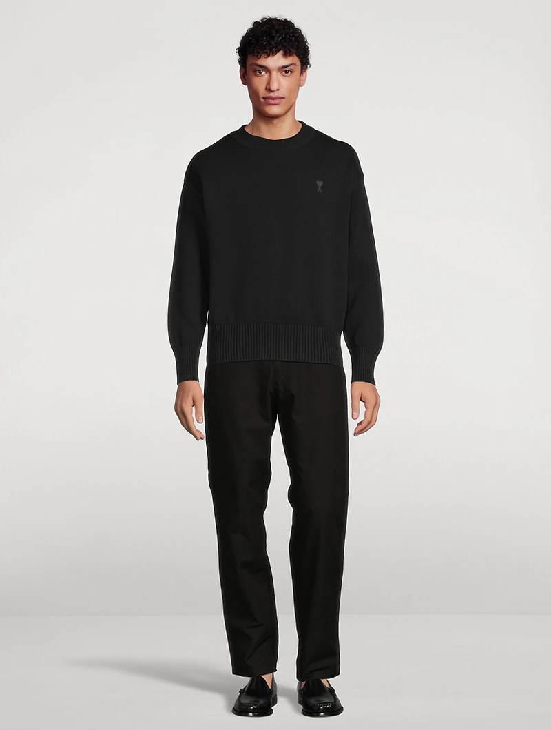 Ami De Coeur Cotton And Wool Sweater