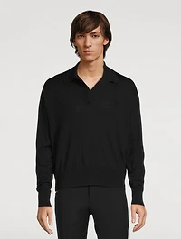 Wool Polo Sweater