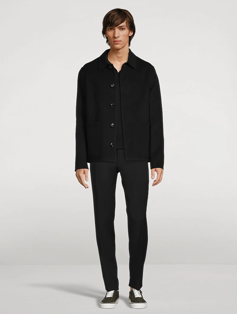 Wool Polo Sweater