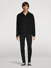 Wool Polo Sweater