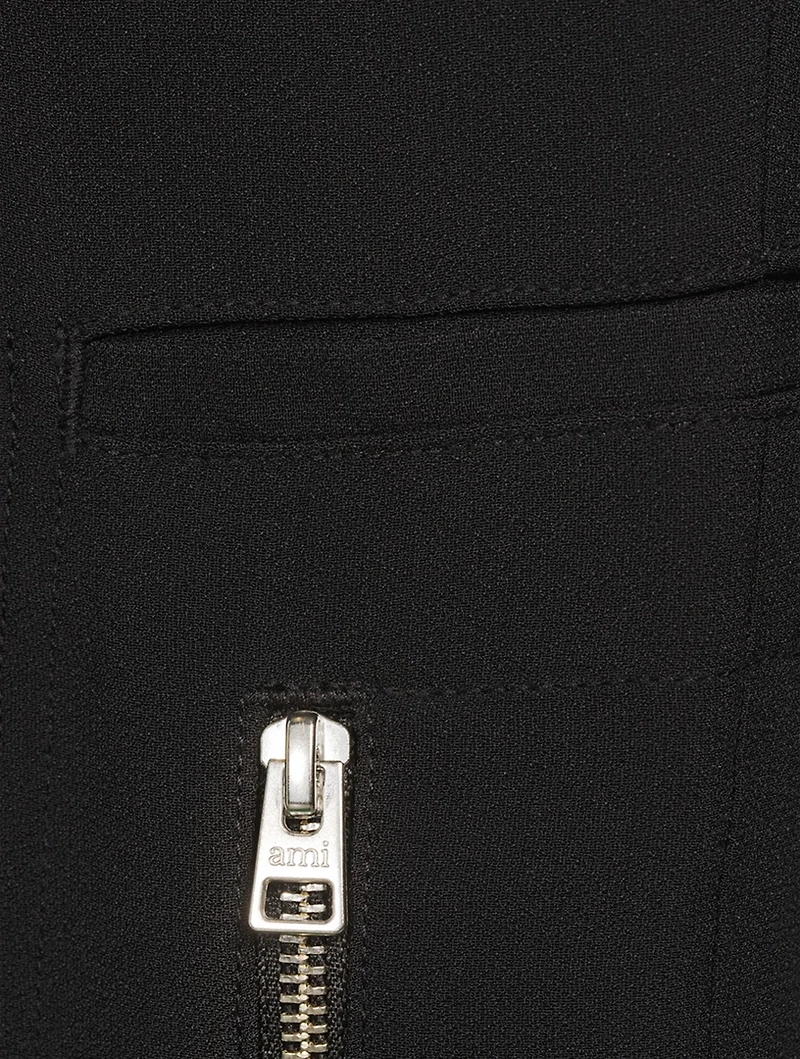 Wide-Leg Cargo Trousers