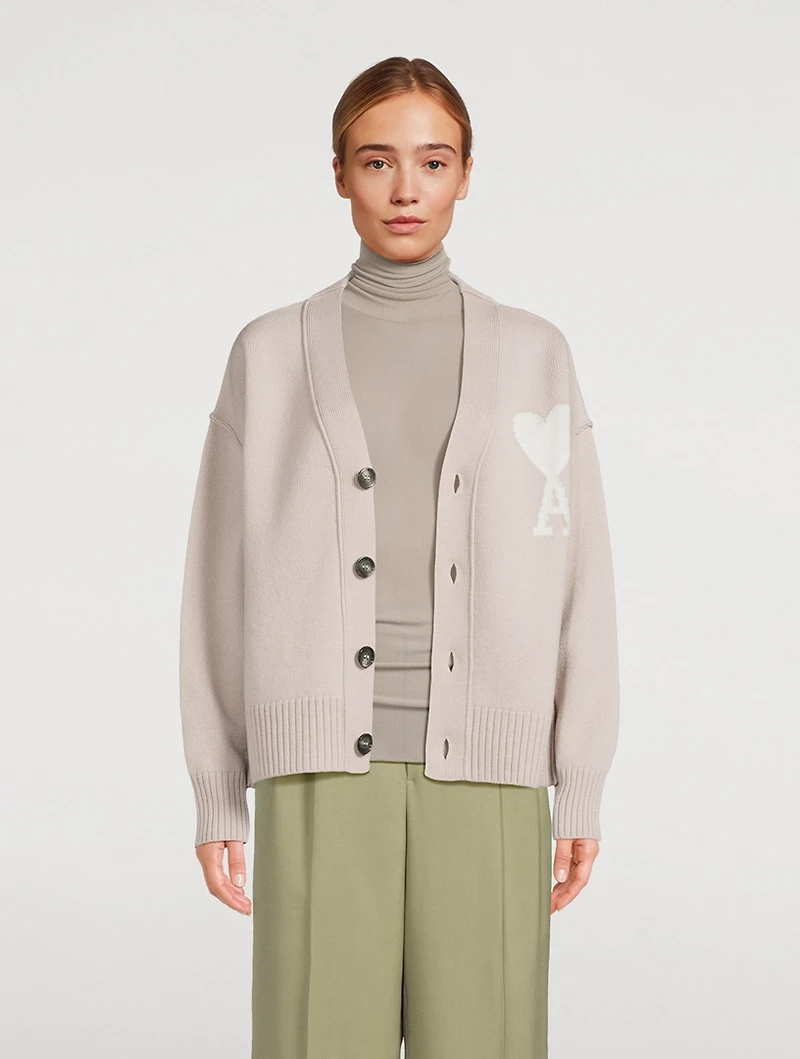 Ami De Cœur Wool Cardigan