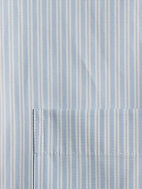 Oversized Poplin Shirt Stripe Print