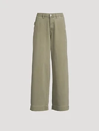 Zoie Wide-Leg Carpenter Jeans