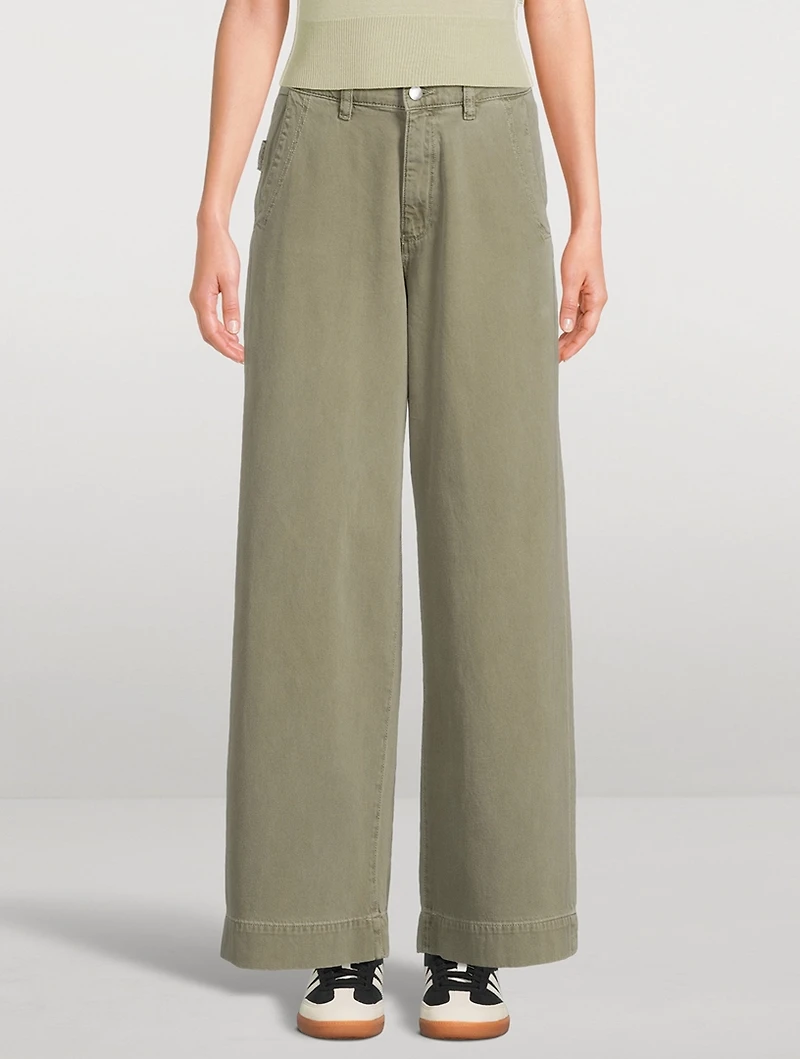 Zoie Wide-Leg Carpenter Jeans