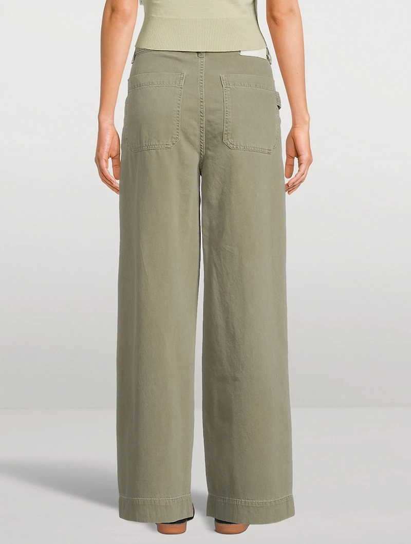 Zoie Wide-Leg Carpenter Jeans