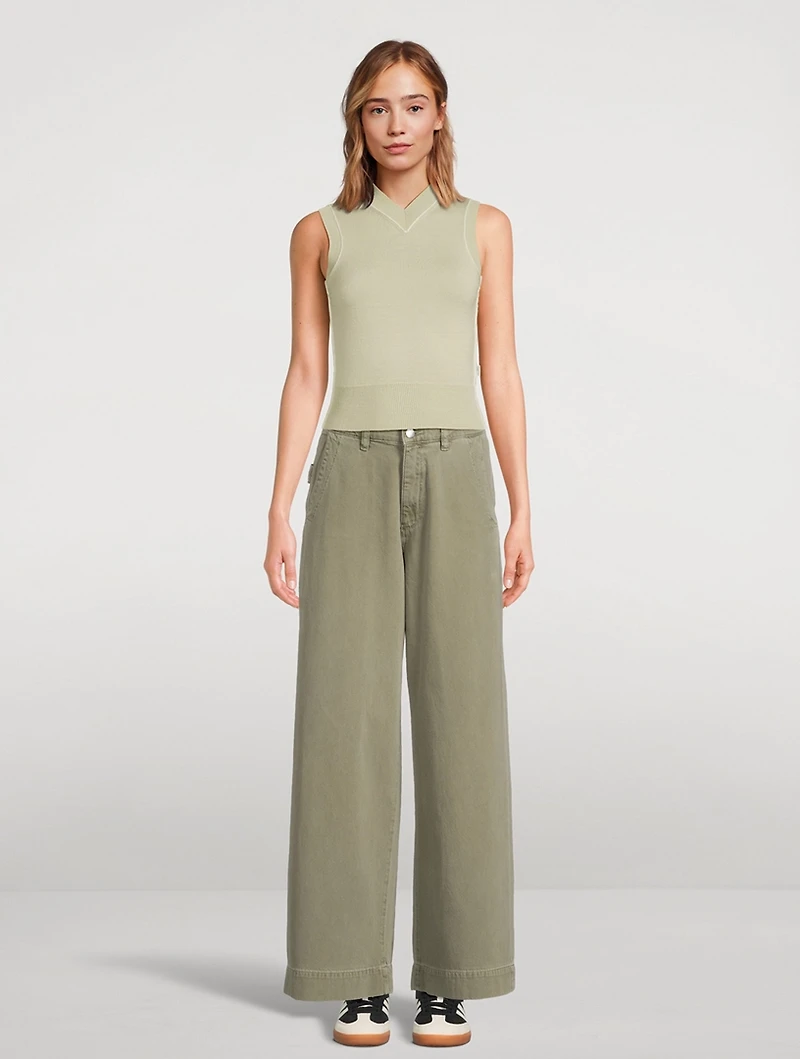Zoie Wide-Leg Carpenter Jeans