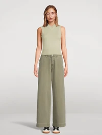 Zoie Wide-Leg Carpenter Jeans