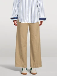 Pulian Belted Wide-Leg Trousers