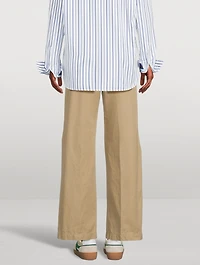 Pulian Belted Wide-Leg Trousers